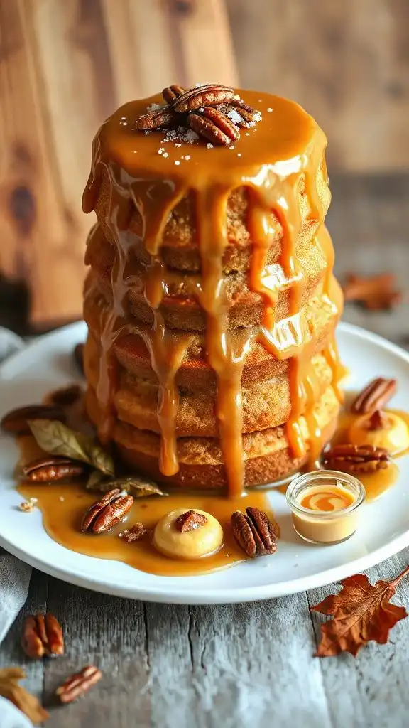 decadent maple caramel cake