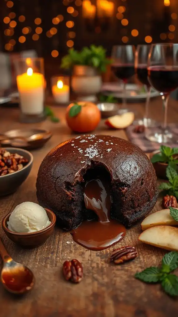 decadent molten chocolate dessert decadent molten chocolate dessert