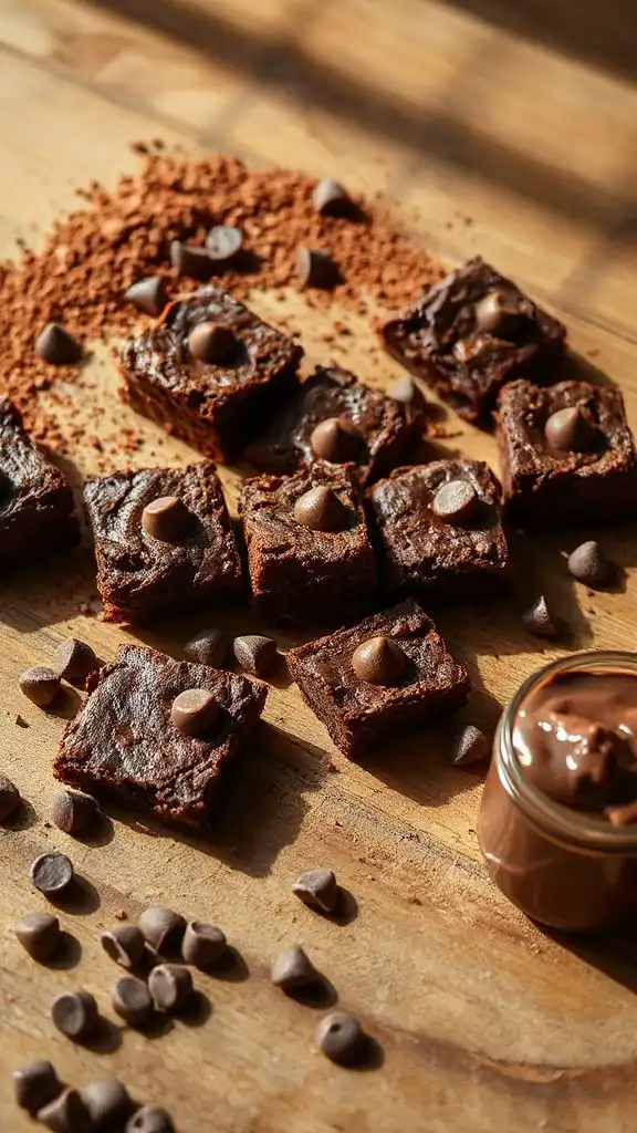 decadent protein brownie chunks