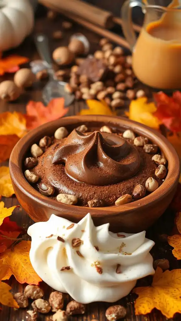 decadent pumpkin mousse dessert