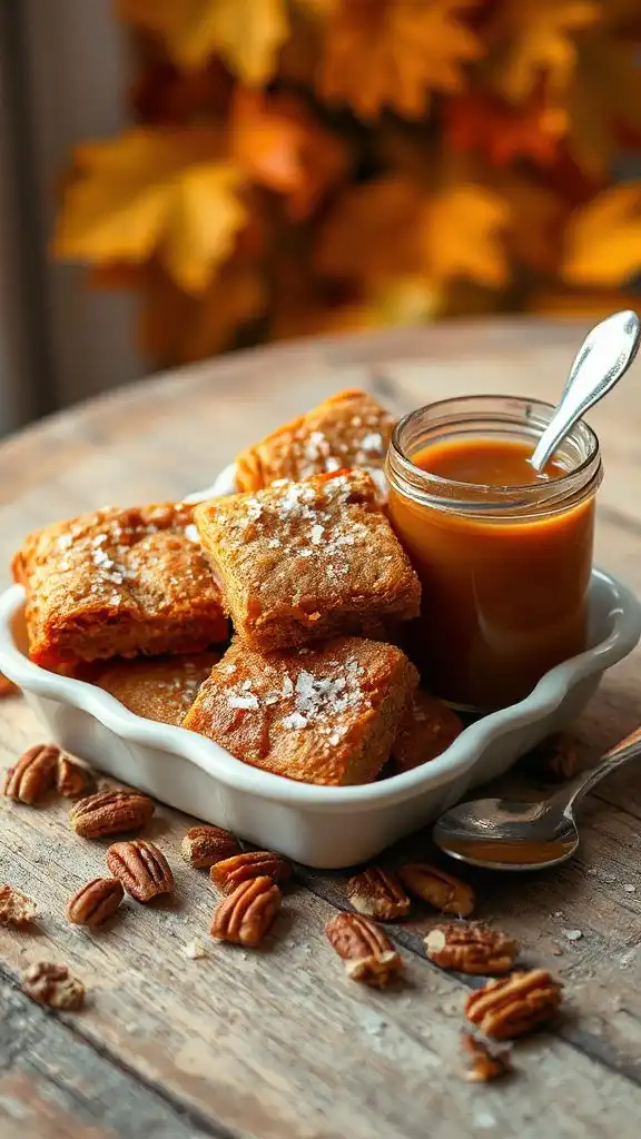 decadent sea salt blondies