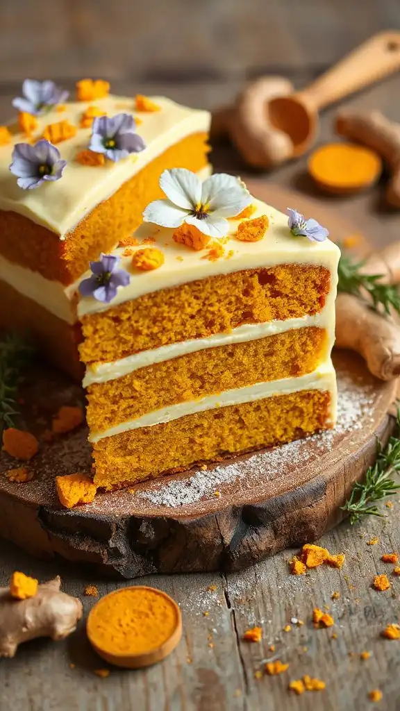 decadent turmeric ginger cake decadent turmeric ginger cake