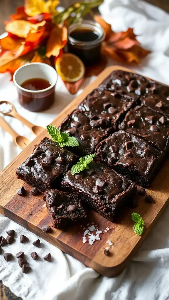 decadent vegan chocolate brownies