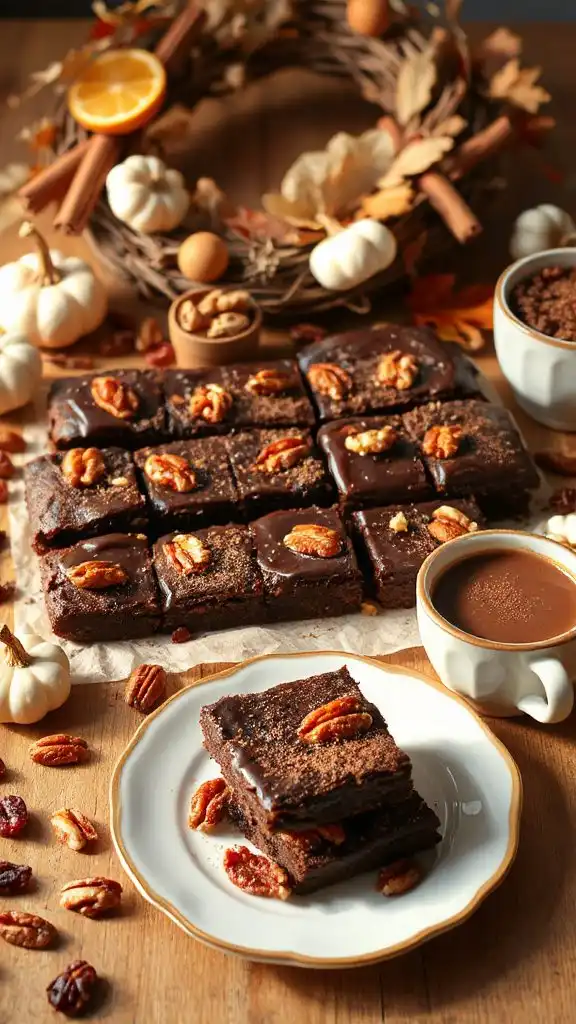 decadent vegan sweet potato brownies