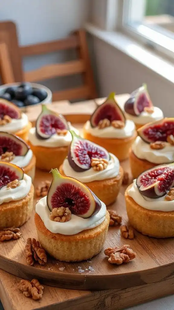 decorate with figs walnuts