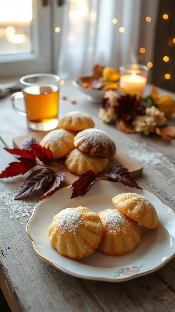 delicate lemon vanilla cakes