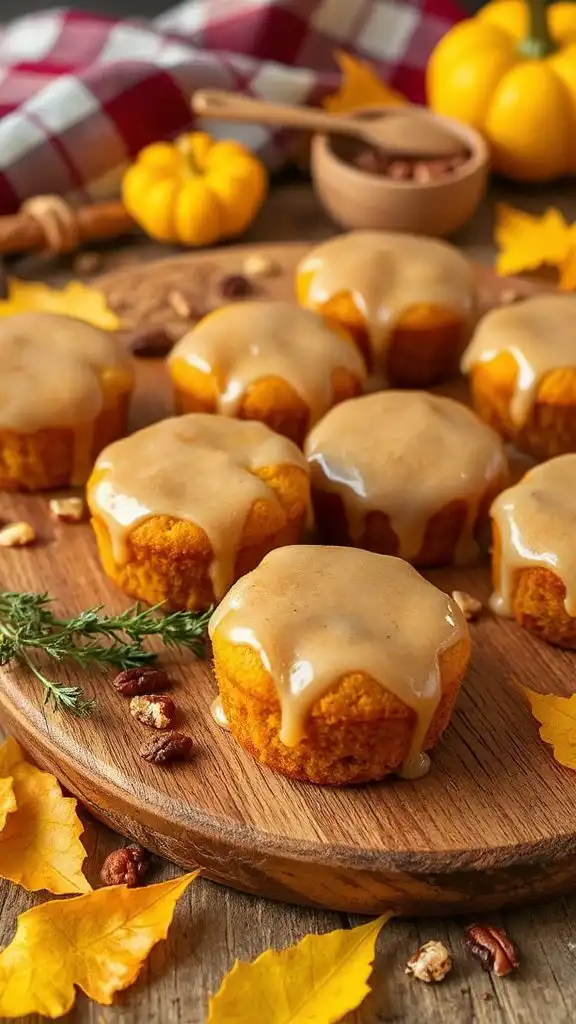 delicious autumn inspired mini cakes