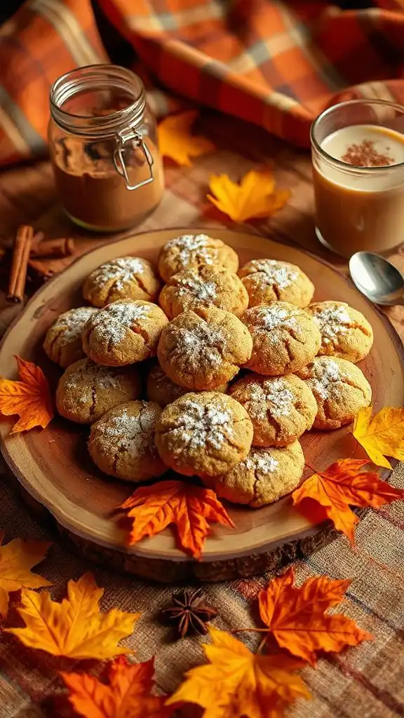 delicious autumn pumpkin cookies