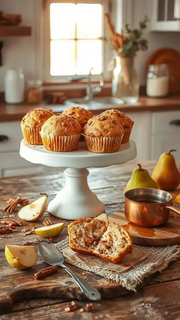 delicious autumn spiced muffins