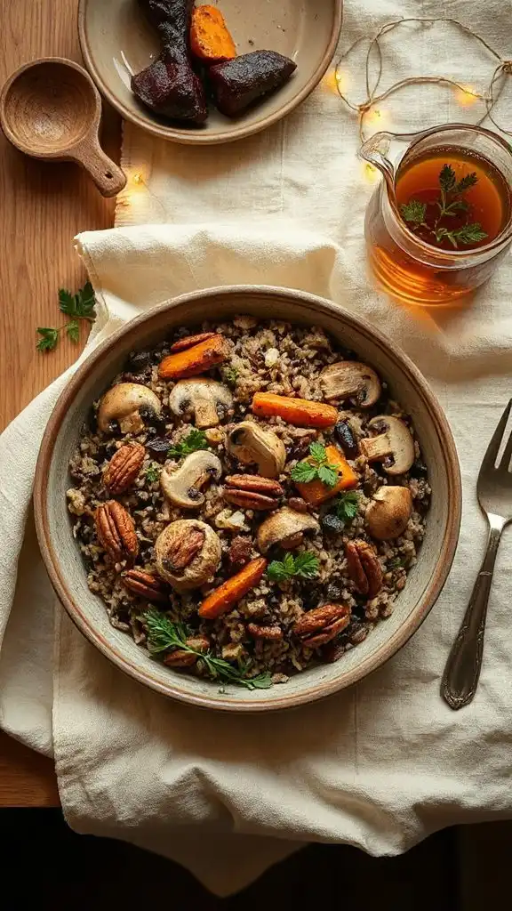 delicious autumn wild rice pilaf