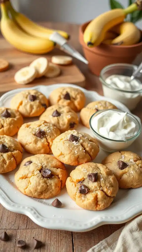 delicious banana pudding cookies