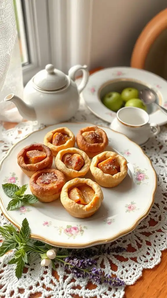 delicious bite sized apple pastries