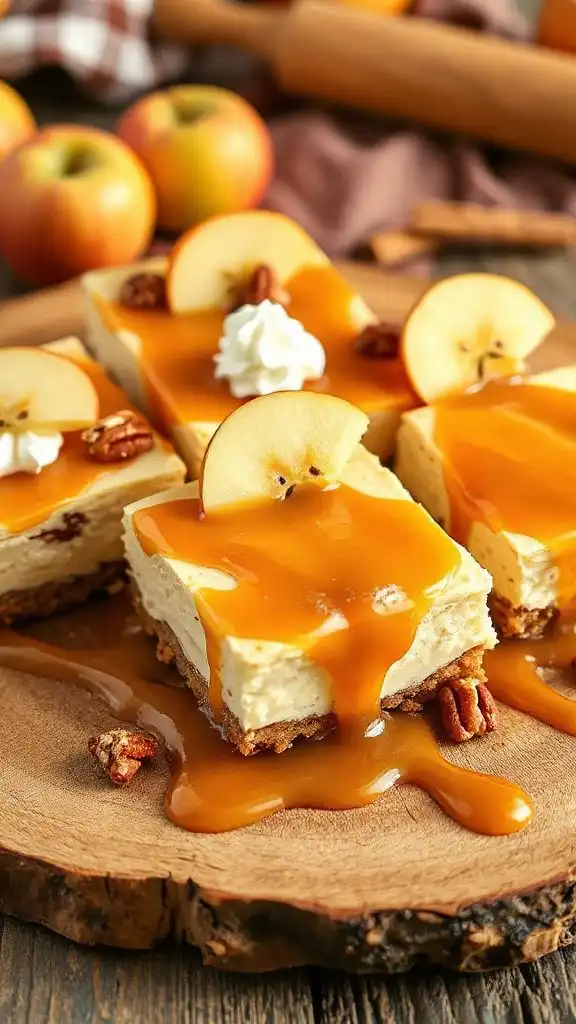 delicious caramel apple cheesecake bars delicious caramel apple cheesecake bars
