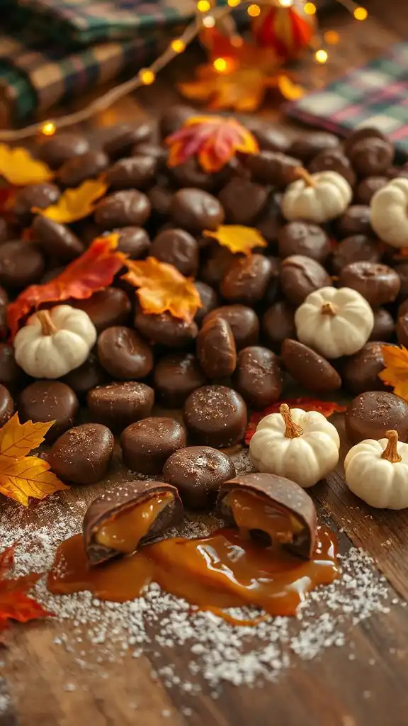 delicious caramel chocolate treats