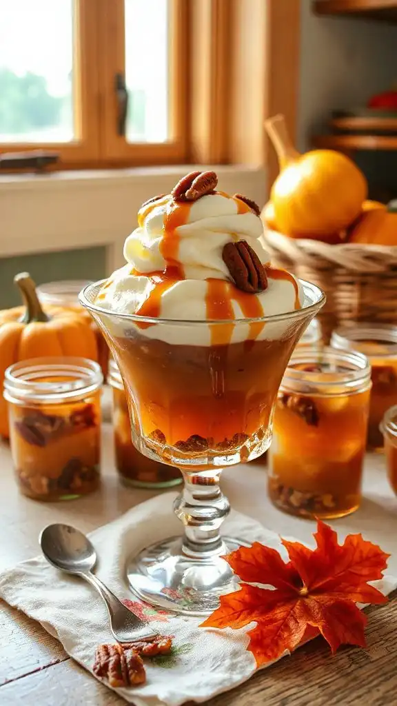 delicious caramel pecan dessert