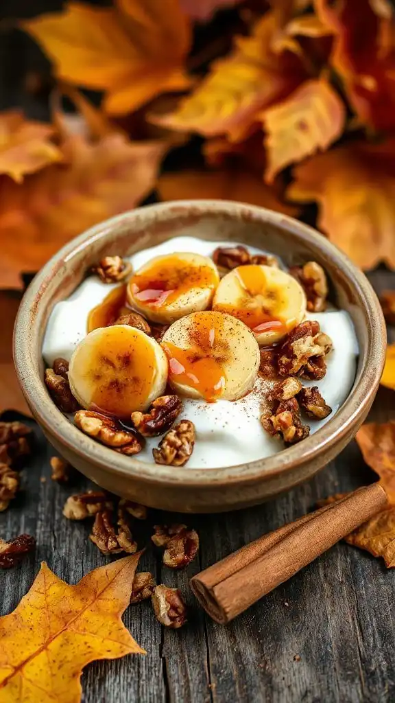 delicious caramelized banana bowl