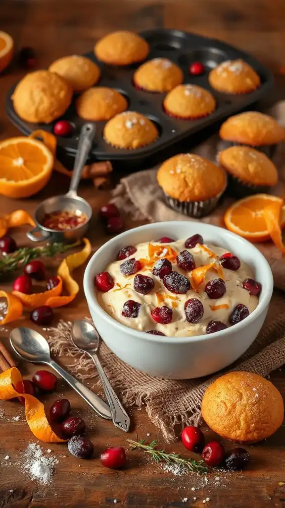 delicious cranberry orange muffins