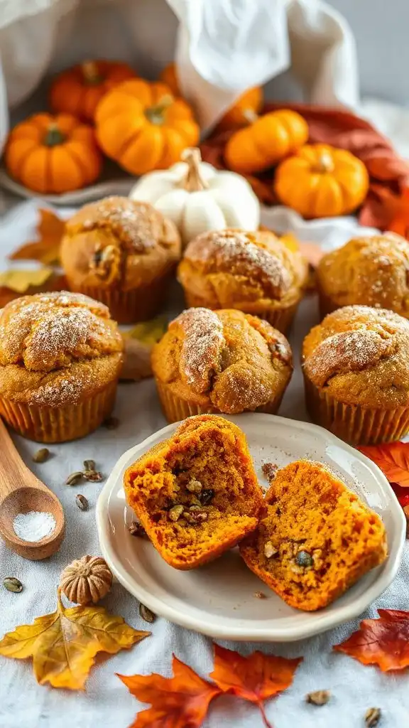 delicious dairy free pumpkin muffins