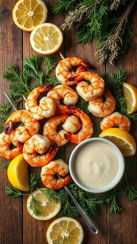 delicious dill lemon shrimp