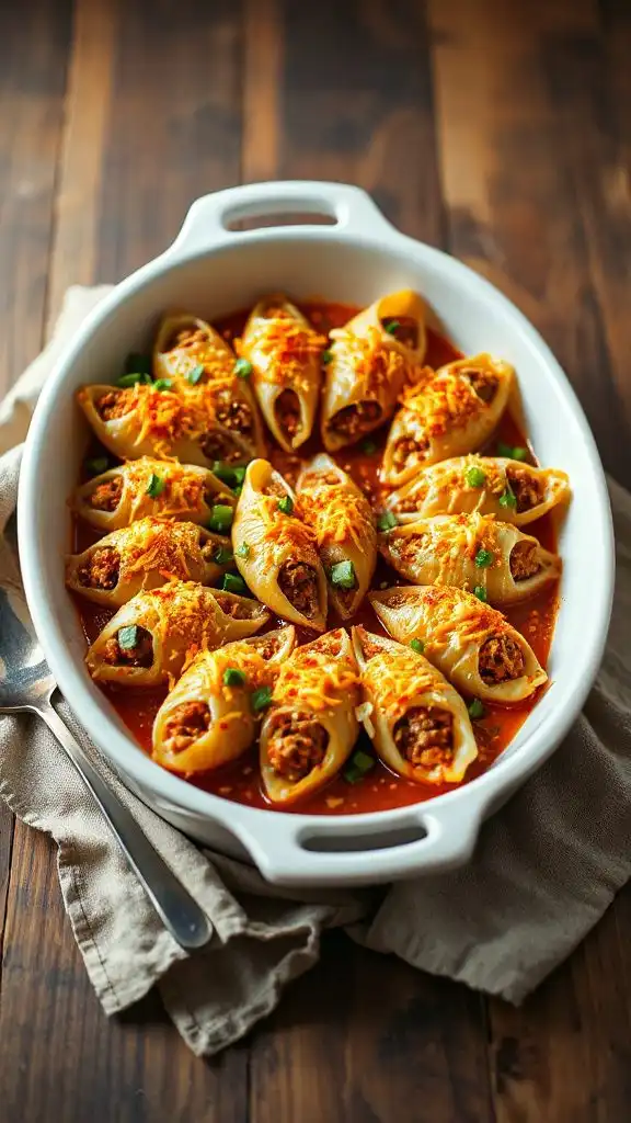 delicious enchilada pasta leftovers