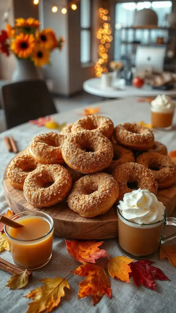 delicious fall apple donuts