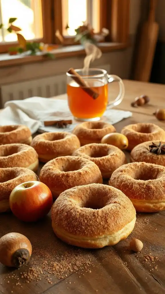 delicious fall cider doughnuts