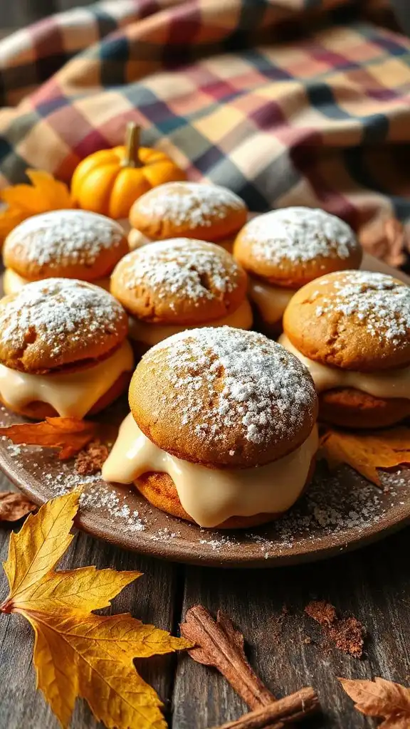 delicious fall dessert sandwiches
