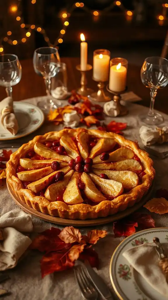 delicious fall fruit tart