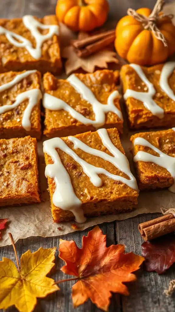 delicious fall pumpkin bars