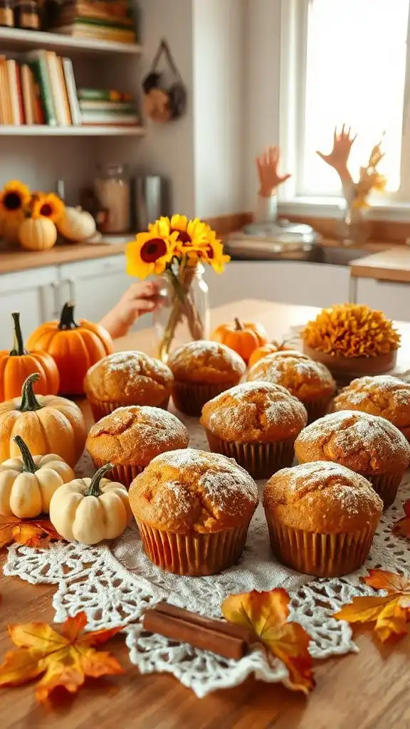 delicious fall pumpkin muffins