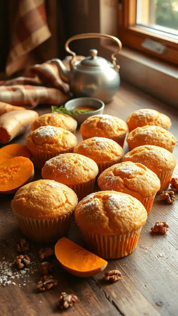 delicious fall sweet potato muffins