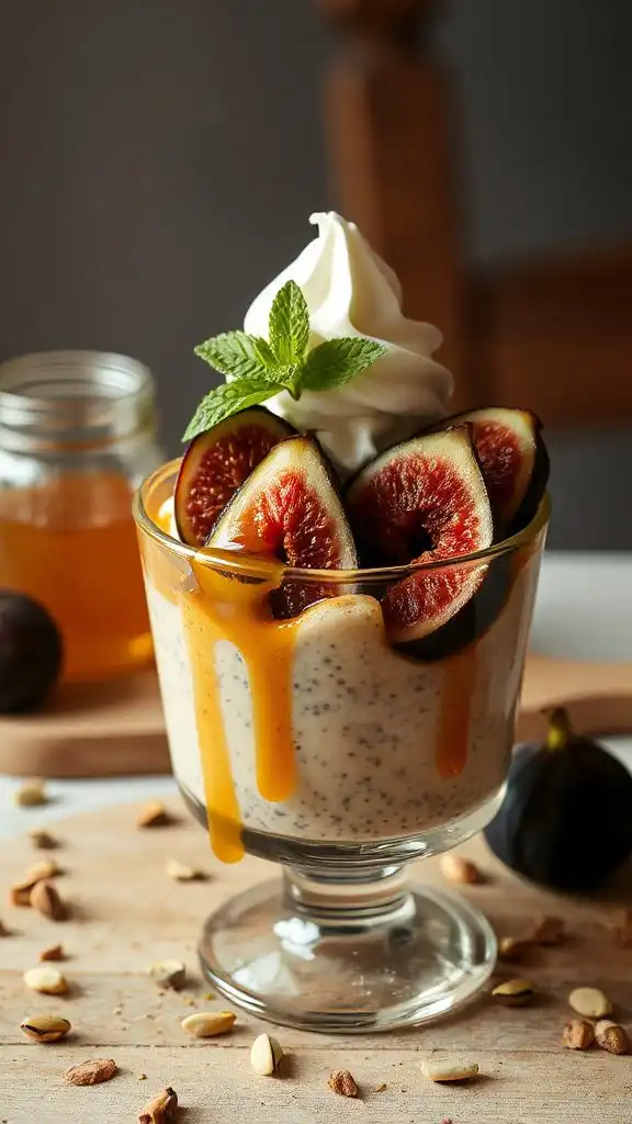 delicious fig chia pudding