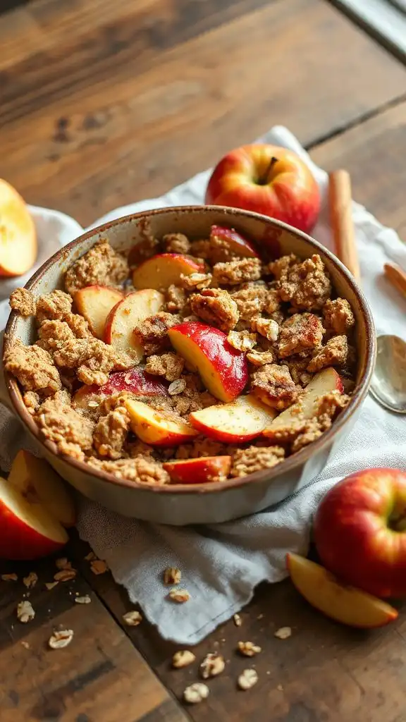 delicious healthy apple crisp delicious healthy apple crisp