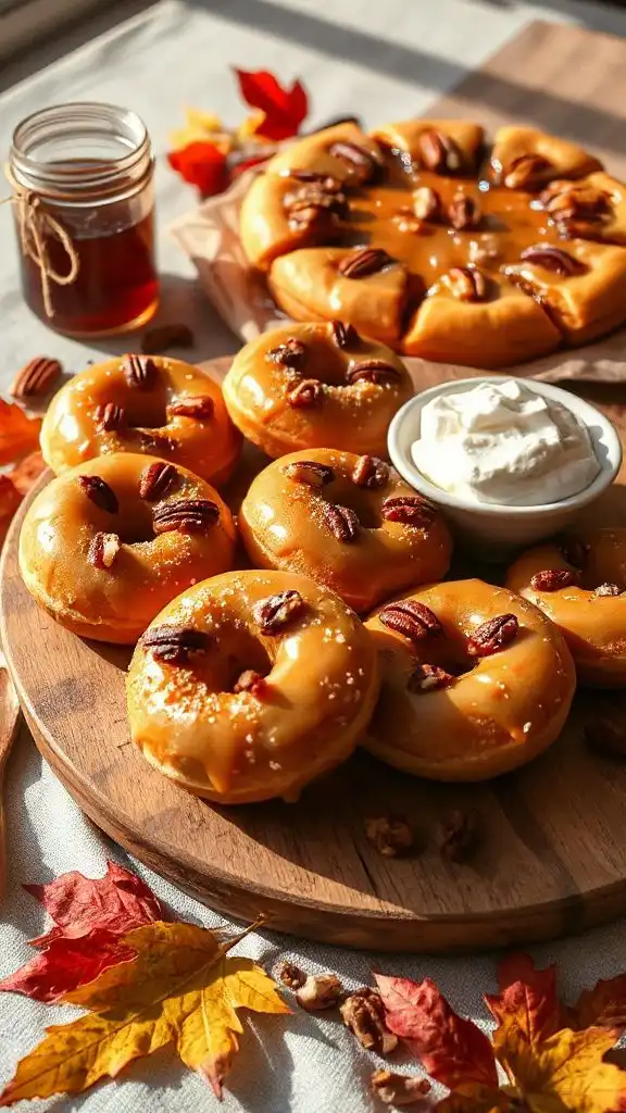 delicious maple glazed doughnuts