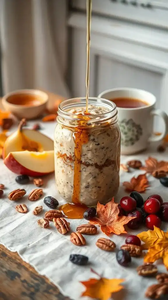 delicious maple overnight oats