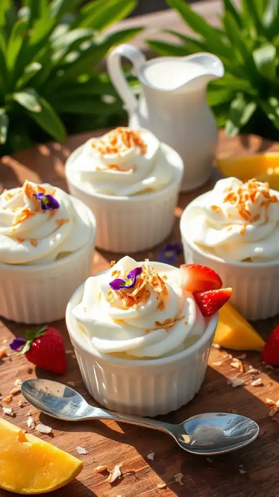 delicious no bake coconut dessert