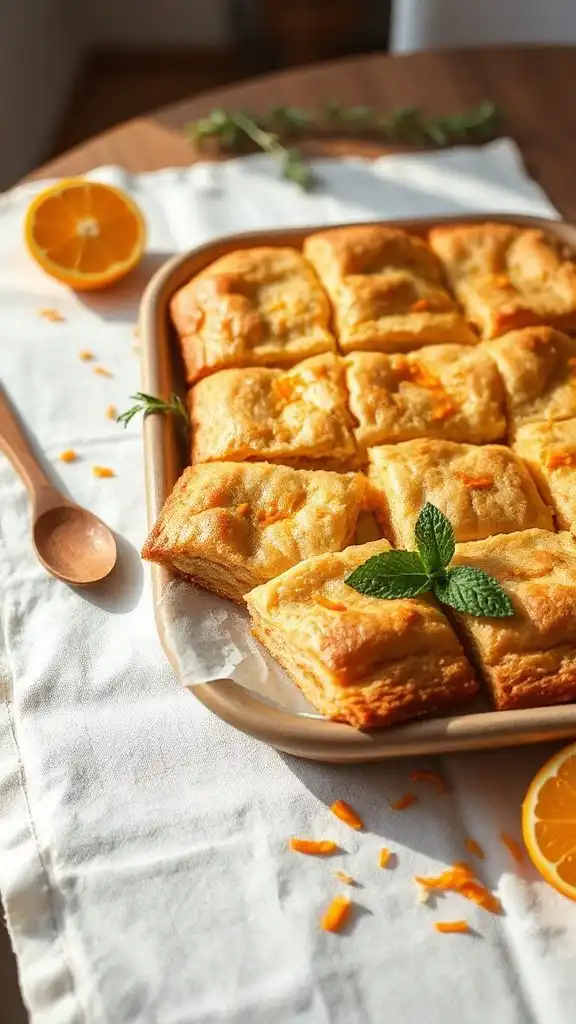 delicious orange maple bars