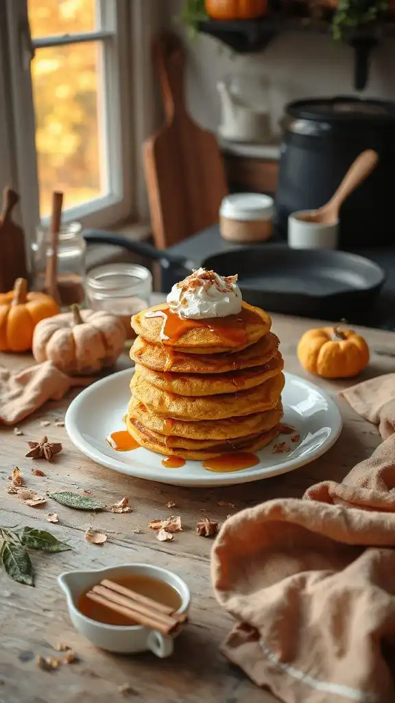 delicious paleo pumpkin pancakes