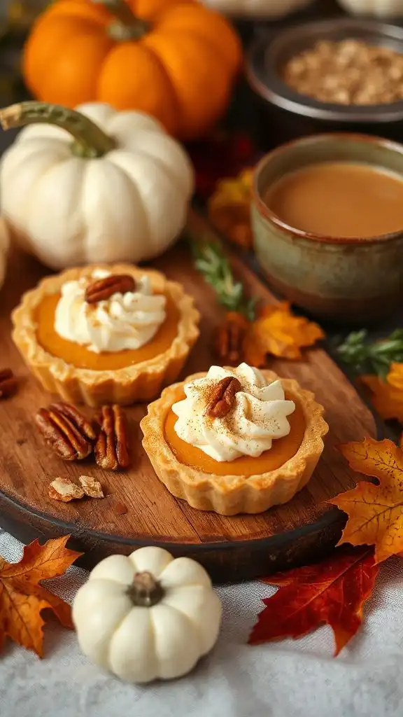 delicious pumpkin chai tarts