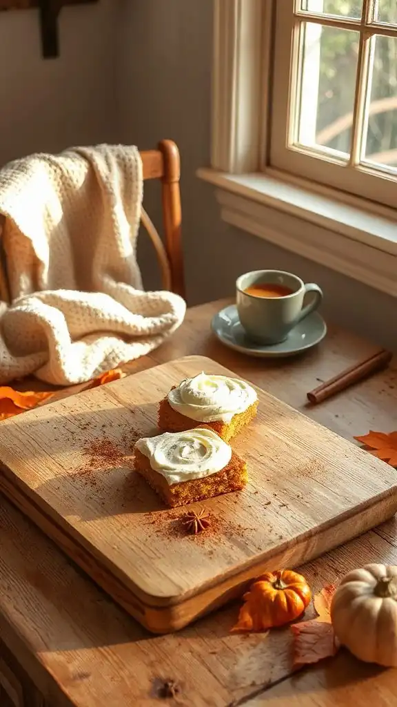 delicious pumpkin cheesecake bars