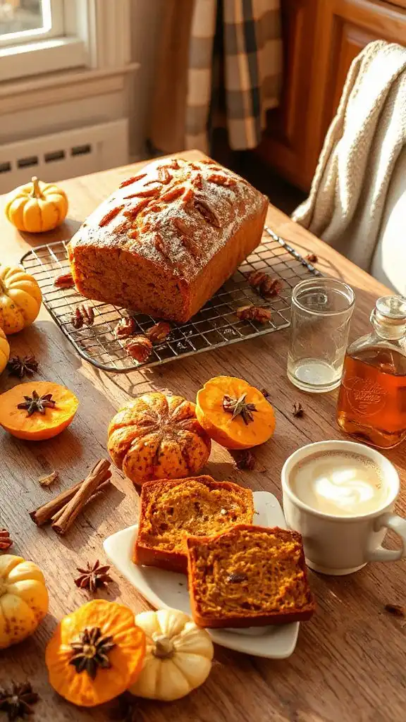 delicious pumpkin pecan bread