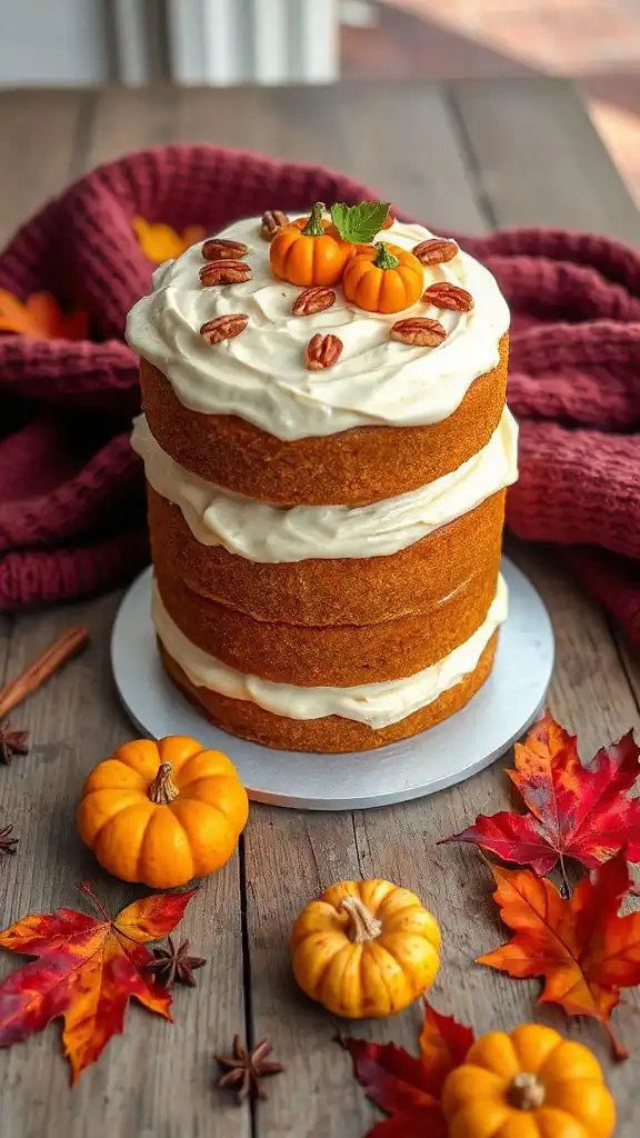 delicious pumpkin spice cake