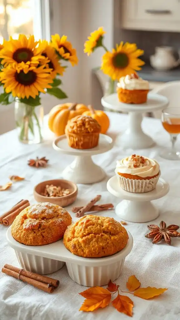 delicious pumpkin spice muffins