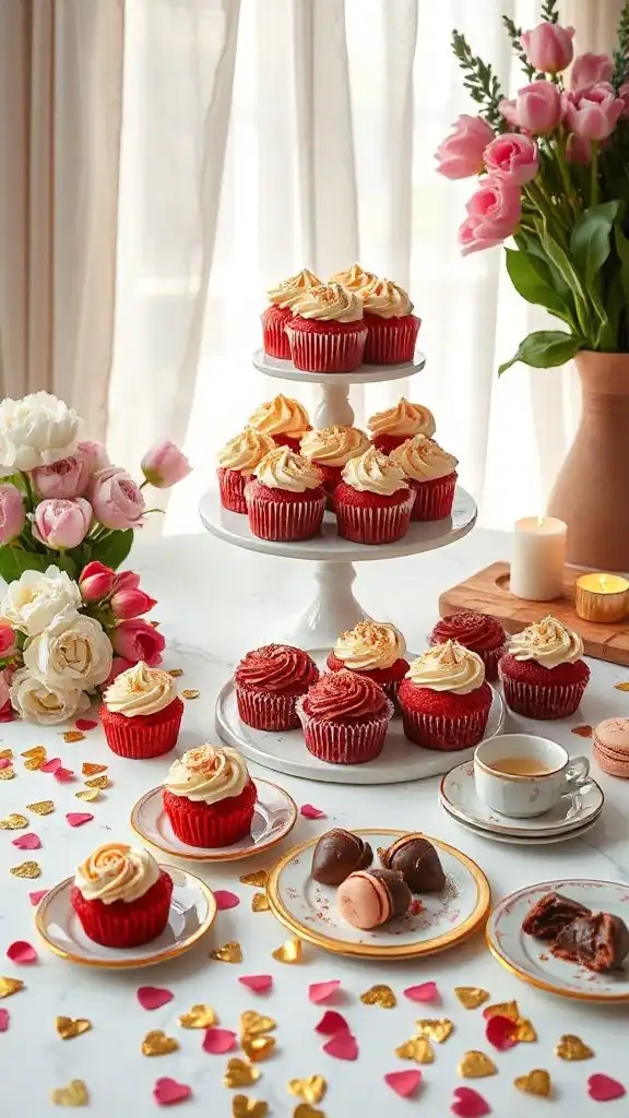 delicious red velvet cupcakes