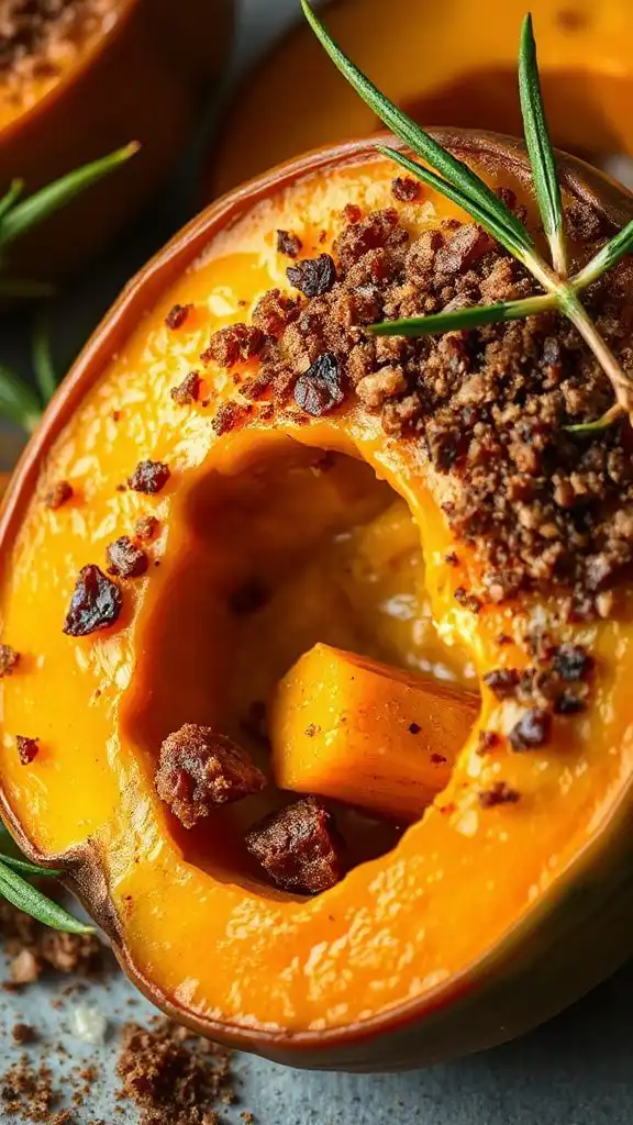 delicious roasted acorn squash
