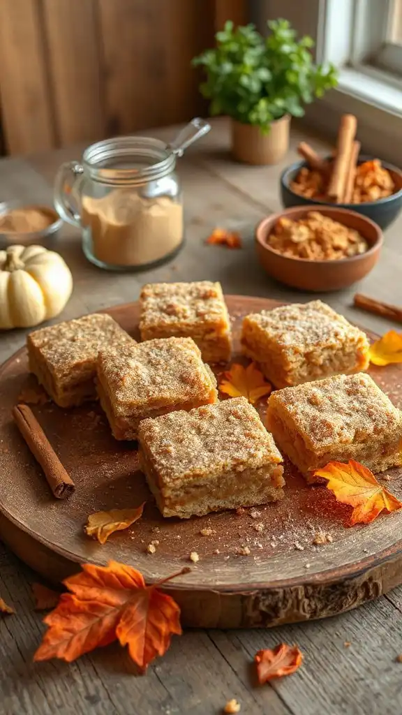 delicious snickerdoodle blondies recipe
