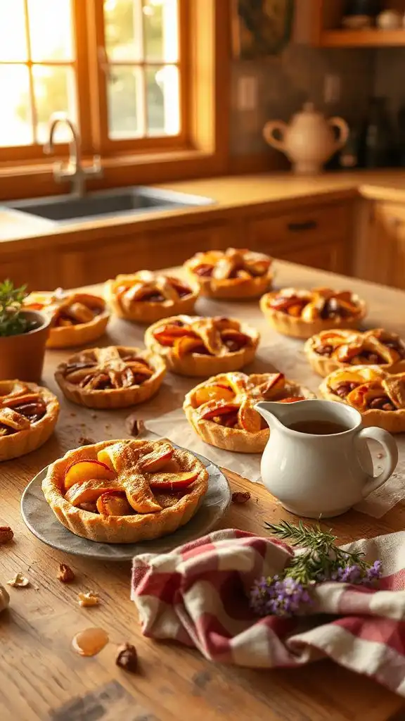 delicious spiced apple tarts