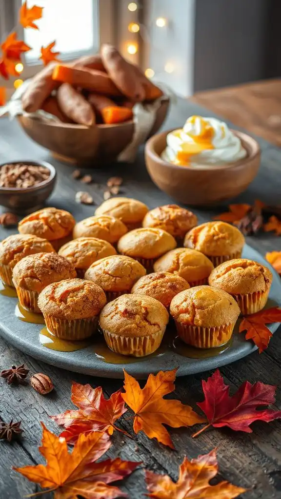 delicious sweet potato muffins