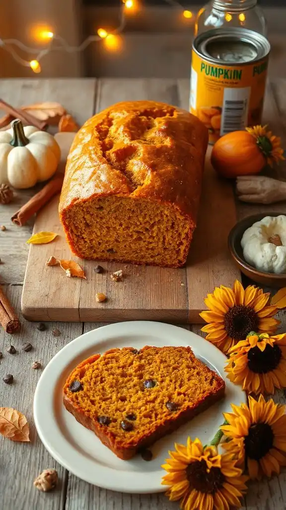 delicious vegan pumpkin bread