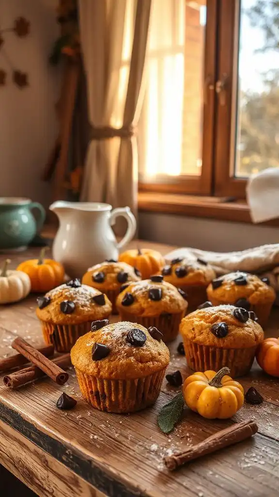 delicious vegan pumpkin muffins
